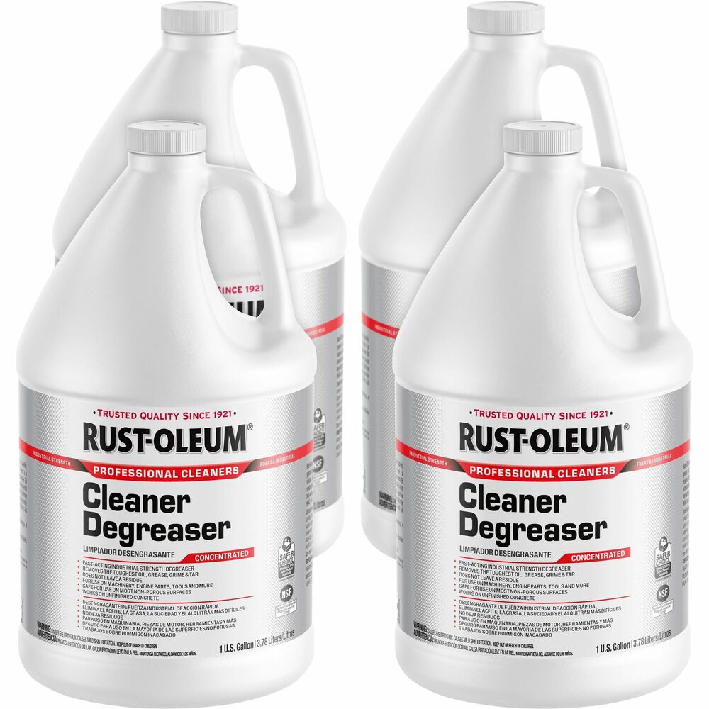 RST352261CT - Quickly and effectively remove tough soils from many different surfaces using this Concentrated Cleaner Degreaser. Heavy-duty formula dissolves grease and grime on most nonporous surfaces. Degreaser is perfect for industrial cleaning without the use of harsh chemicals. Fabric-safe formula leaves no residue behind. Use this degreaser to remove grime, oil, tar, wax and more from items such as tools, machinery, engine parts, construction equipment, fiberglass, nonfinished concrete, masonry and asphalt. The 1 gallon supply rids surfaces of larger stains with ease.