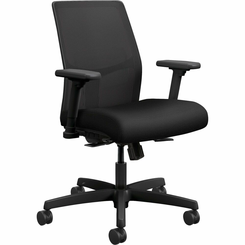 HONITLMKD1MC10B - No matter who you are, how you work or where you work, Ignition seating from HON fits. This mesh-back task chair delivers style, customizable control and advanced features. Breathable, four-way stretch mesh back cradles your spine with natural lumbar support and increases airflow. Synchro-tilt control mechanism with seat slider reclines the back and seat in the perfect ratio to give you a natural posture whether sitting upright or leaning back. Height-adjustable, width-adjustable arms and an adjustable lumbar support provide a custom fit. Other functions include pneumatic seat-height adjustment from 17" to 21" , 360-degree swivel, tilt tension and tilt lock. The 30" diameter five-star base is equipped with hard dual-wheel casters. Task chair also offers black fabric upholstery on the cushioned seat and a black frame. 19" wide seat provides a usable seat depth from 16" to 18". Back size is 18" wide x 26" high. Weight capacity is 300 lb.
