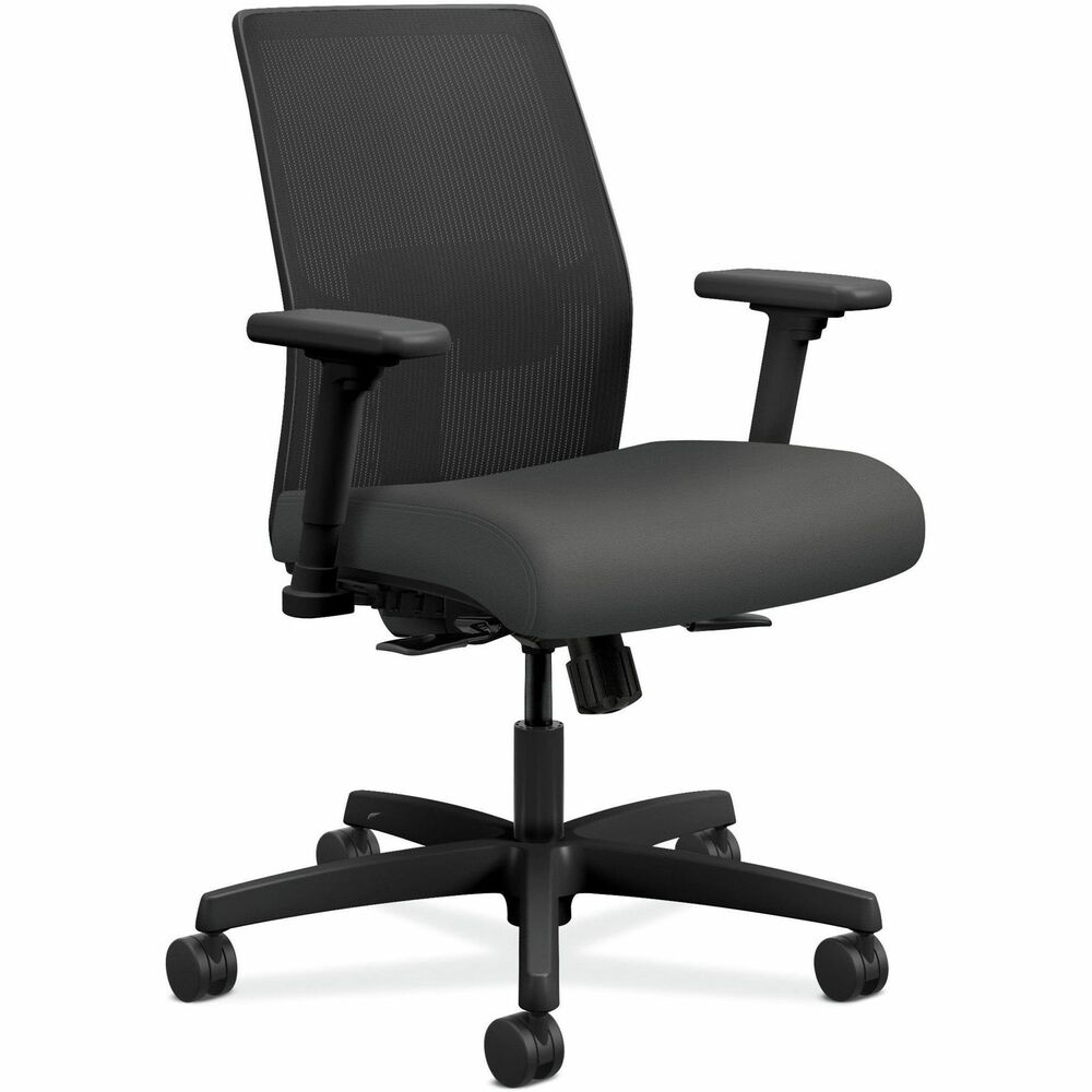HONITLMKD1MC19B - No matter who you are, how you work or where you work, Ignition seating from HON fits. This mesh-back task chair delivers style, customizable control and advanced features. Breathable, four-way stretch mesh back cradles your spine with natural lumbar support and increases airflow. Synchro-tilt control mechanism with seat slider reclines the back and seat in the perfect ratio to give you a natural posture whether sitting upright or leaning back. Height-adjustable, width-adjustable arms and an adjustable lumbar support provide a custom fit. Other functions include pneumatic seat-height adjustment from 17" to 21" , 360-degree swivel, tilt tension and tilt lock. The 30" diameter five-star base is equipped with hard dual-wheel casters. Task chair also offers Iron Ore fabric upholstery on the cushioned seat and a black frame. 19" wide seat provides a usable seat depth from 16" to 18". Back size is 18" wide x 26" high. Weight capacity is 300 lb.