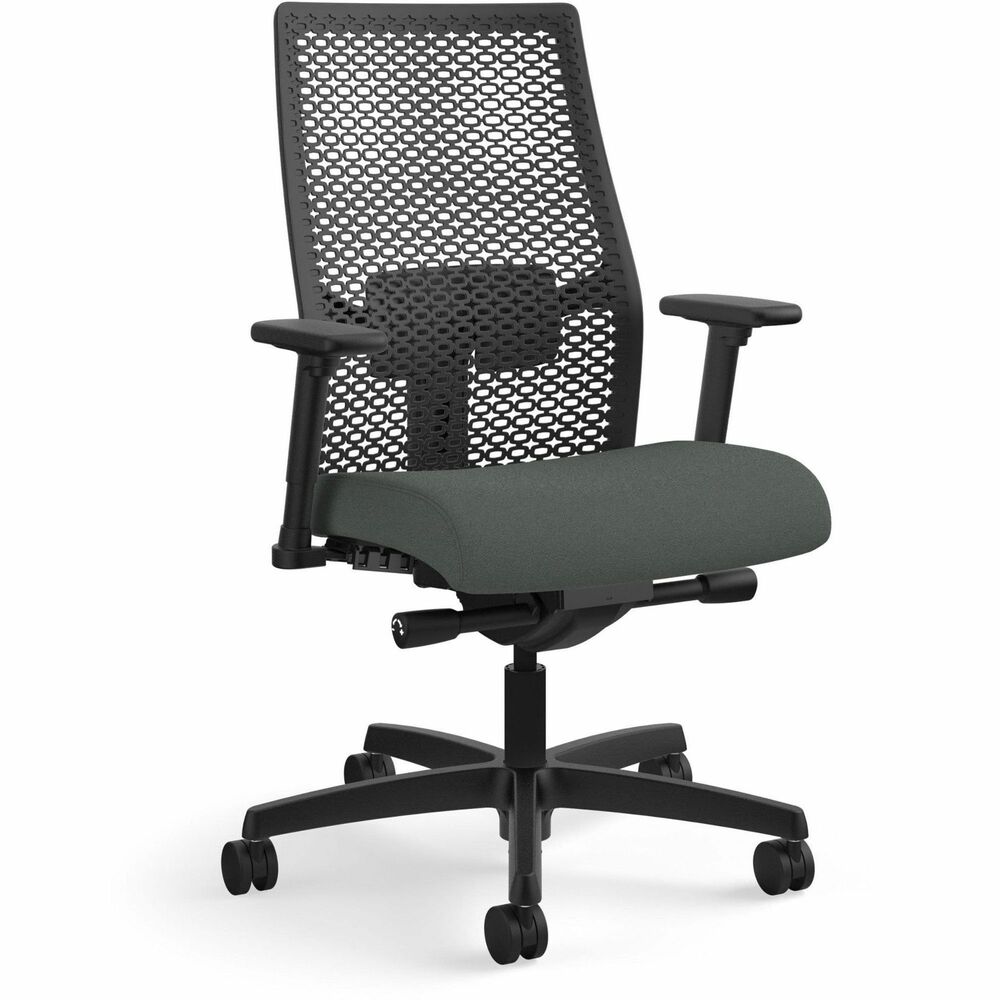 HONIWMRAK20C19B - No matter who you are, how you work or where you work, Ignition seating from HON fits. Ignition supports every body type, work style and office activity. Ignition ReActiv Back Chair features an advanced synchro-tilt control mechanism and reclines just the way you like. Create the customizable comfort that perfectly fits you with adjustable lumbar and arms that adjust in height and width. Breakthrough, ReActiv mesh back material is designed to provide enhanced support above and beyond four-way stretch mesh. ReActiv back flexes to provide a firm fit and continuous airflow. Tilt tension controls the rate and ease of recline. 360-degree swivel provides freedom of movement in any direction. Pneumatic seat-height adjustment moves the seat up and down to adapt to various body heights. Task chair is equipped with a five-star nylon base, hard casters for easy rolling and a black frame. Mesh back is black, and fabric seat is Iron Ore. Weight capacity is 300 lb. Task chair assembles easily.
