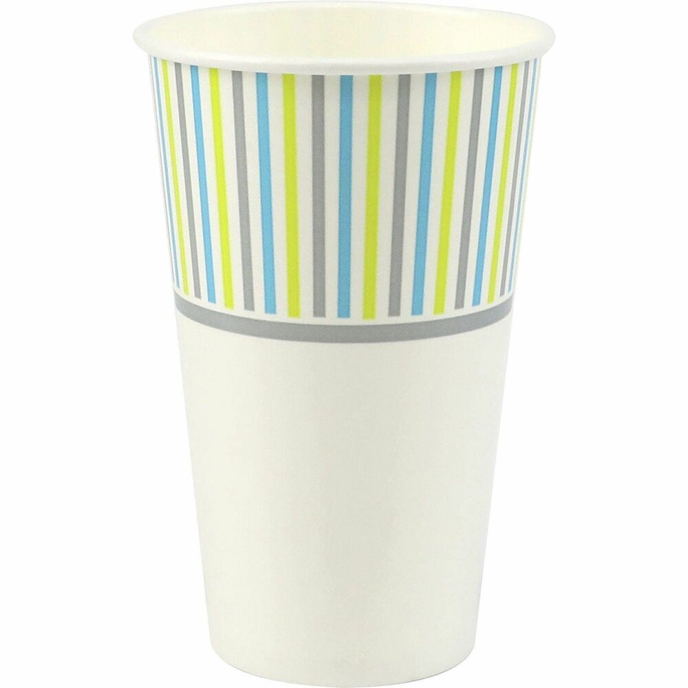 GJO03163CT - Cold paper cups feature a two-sided coating that improves rigidity to prevent messy spills. Durable design also protects against soak-through to hold liquids for longer. Disposable material allows quick cleanup after each use. Cold cups are perfect for serving everyday cold beverages.