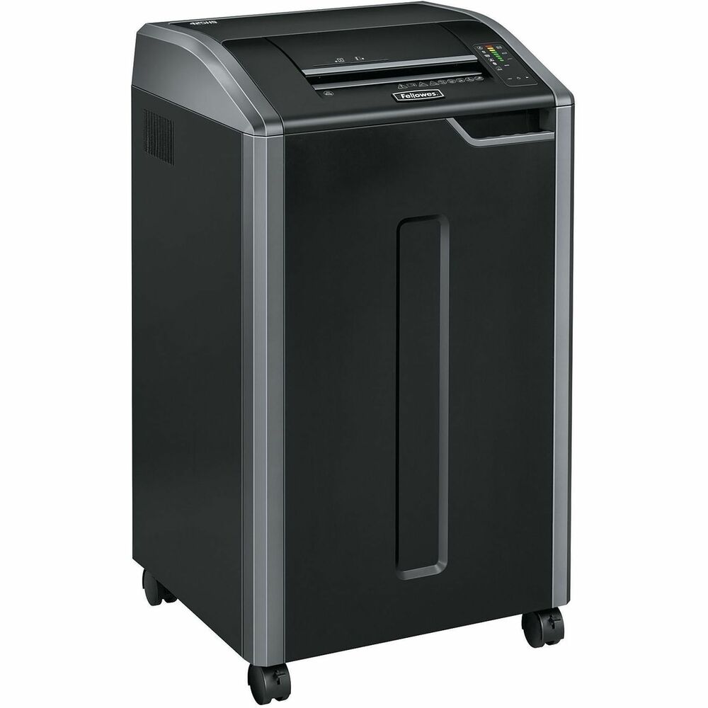 FEL4251501 - When protecting the integrity and security of confidential documents, count on the proven destructive power of the FellowesPowershred425HSG: the only high security paper shredder with full BAA and TAA compliance. American Reliability and Performance: Designed and Made in the USA allowing it to meet strict BAA and TAA compliance standards.Shred documents efficiently and safely with 100% Jam Proof operation, which automatically detects and powers through tough jobs without monitoring or adjusting document feed, and SafeSense, an intuitive safeguard that immediately stops shredding when hands or objects touch the paper tray. And because your organization relies on operational performance, the Powershred425HSG makes maintenance simple. The integrated Auto Oil self-lubricates cutters for maximum long-term reliability, while the robust continuous-duty motor and Energy Savings System allow for non-stop shredding and optimal efficiency. With 100+ years of workspace innovation, count on Fellowes for document shredding that doesn't leave confidentiality to chance. More from the Manufacturer