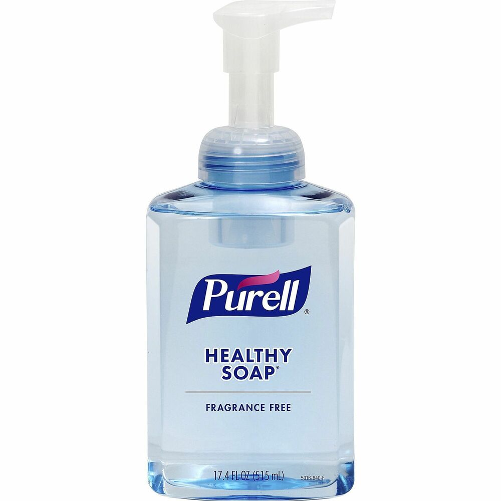GOJ501604 - PURELL Brand HEALTHY SOAP Gentle and Free Foam features a refreshing soap formulation that provides a pleasant handwashing experience. Hypoallergenic foam helps wash away dirt and germs gently. Mild formulation doesn't use fragrance, antibacterials, dyes, phthalates, parabens or triclosan so your skin won't become irritated with frequent use.