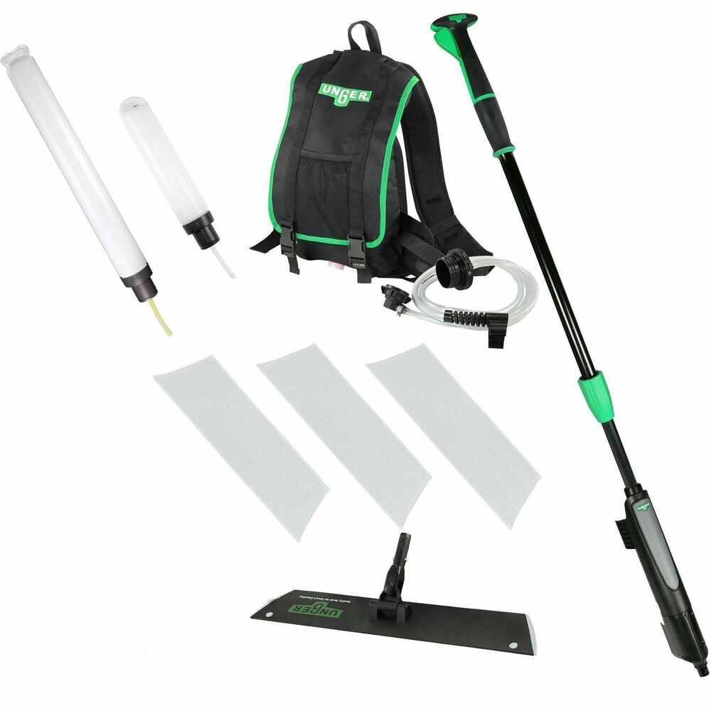 UNGEFKT9 - Superior, ergonomic design of this Excella Floor Finishing Straight Kit creates a safe and efficient, microfiber mopping system. Excella kit includes an 18" mop pad holder, 20" finishing pads, 1-liter bottle, 0.5-liter bottle, 5-liter backpack and a straight pole actuator. Height-adjustable pole adjusts 48" to 65" and features liquid dispensing to increase speed and enhance comfort. Rubber-coated, nonslip, dual-swivel handle and S-curve, self-guide pole allow you to clean faster with less effort.