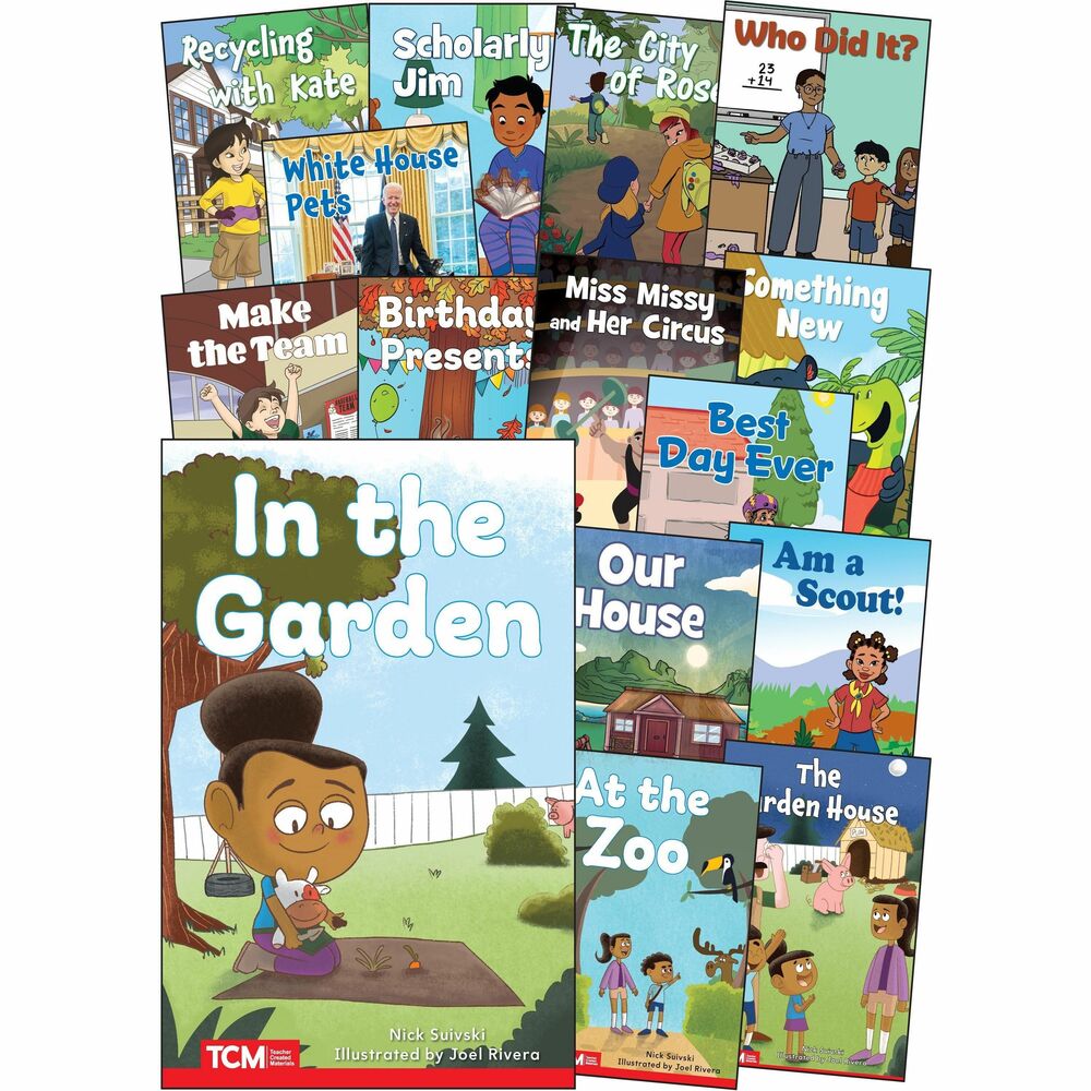 SHL145501 - Decodable Book Set includes fun, memorable books for second-grade students. Set features No. 16 to No. 30 of the Decodable Books Set to introduce early readers to new sounds and progressively develop phonological awareness, phonics knowledge and high-frequency word-recognition. Each book includes a helpful, family engagement page highlighting the targeted phonics and high-frequency words learned.