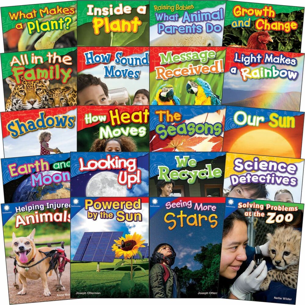 SHL126782 - Get first-grade students excited about science with this science book set. Introduce students to science by studying the physical and natural world through observation and experiment. They can explore the three strands of science: life science, physical science and earth/space science. Book set helps teachers address Next Generation Science Standards (NGSS).