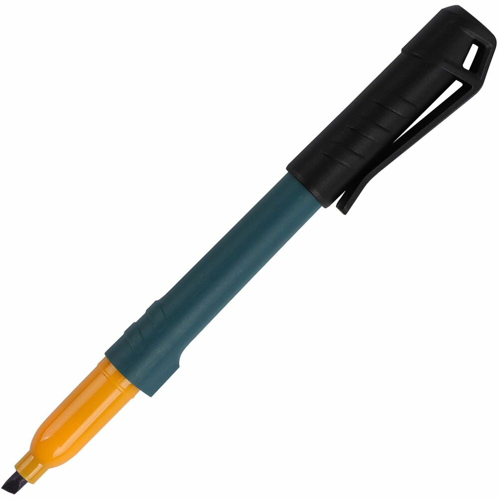ITA30041 - Industrial markers are built for jobsites and tough environments. Chisel point is perfect for creating a variety of line widths for versatility. Industrial markers write on a variety of materials while outlasting harsh weather conditions.
