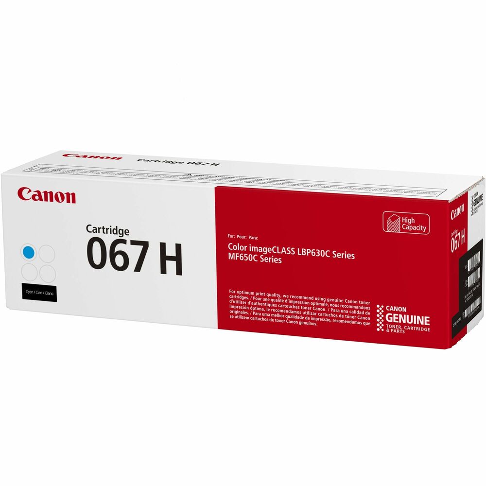 CNMCRTDG067HCYN - Designed by Canon engineers and manufactured in Canon facilities, this Canon Genuine Toner is developed using precise specifications to perform better in your Canon devices. Toner Cartridge 067 works in Canon imageClass LBP633Cdw, LBP632Cdw, MF653Cdw, MF654Cdw and MF656Cdw laser printers. Toner helps prevent smearing, smudging and streaking for outstanding quality, giving you the confidence to print anything from business documents to schoolwork. High-capacity cartridge yields approximately 2,350 pages.