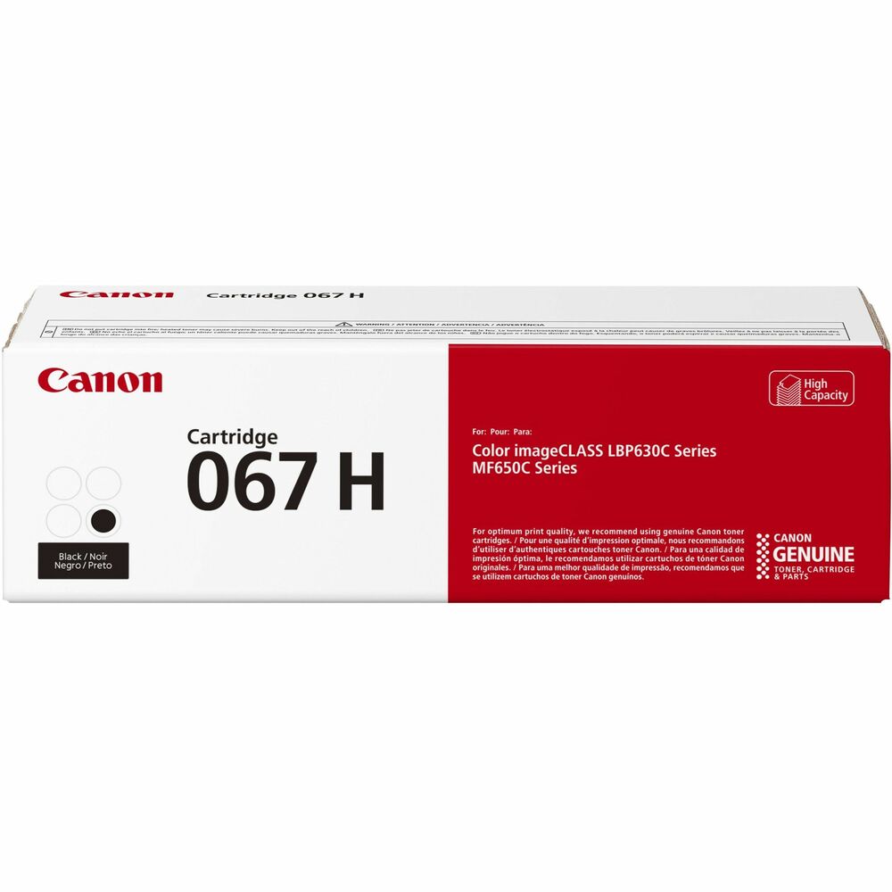 CNMCRTDG067HBK - Designed by Canon engineers and manufactured in Canon facilities, this Canon Genuine Toner is developed using precise specifications to perform better in your Canon devices. Toner Cartridge 067 works in Canon imageClass LBP633Cdw, LBP632Cdw, MF653Cdw, MF654Cdw and MF656Cdw laser printers. Toner helps prevent smearing, smudging and streaking for outstanding quality, giving you the confidence to print anything from business documents to schoolwork. High-capacity cartridge yields approximately 3,130 pages.