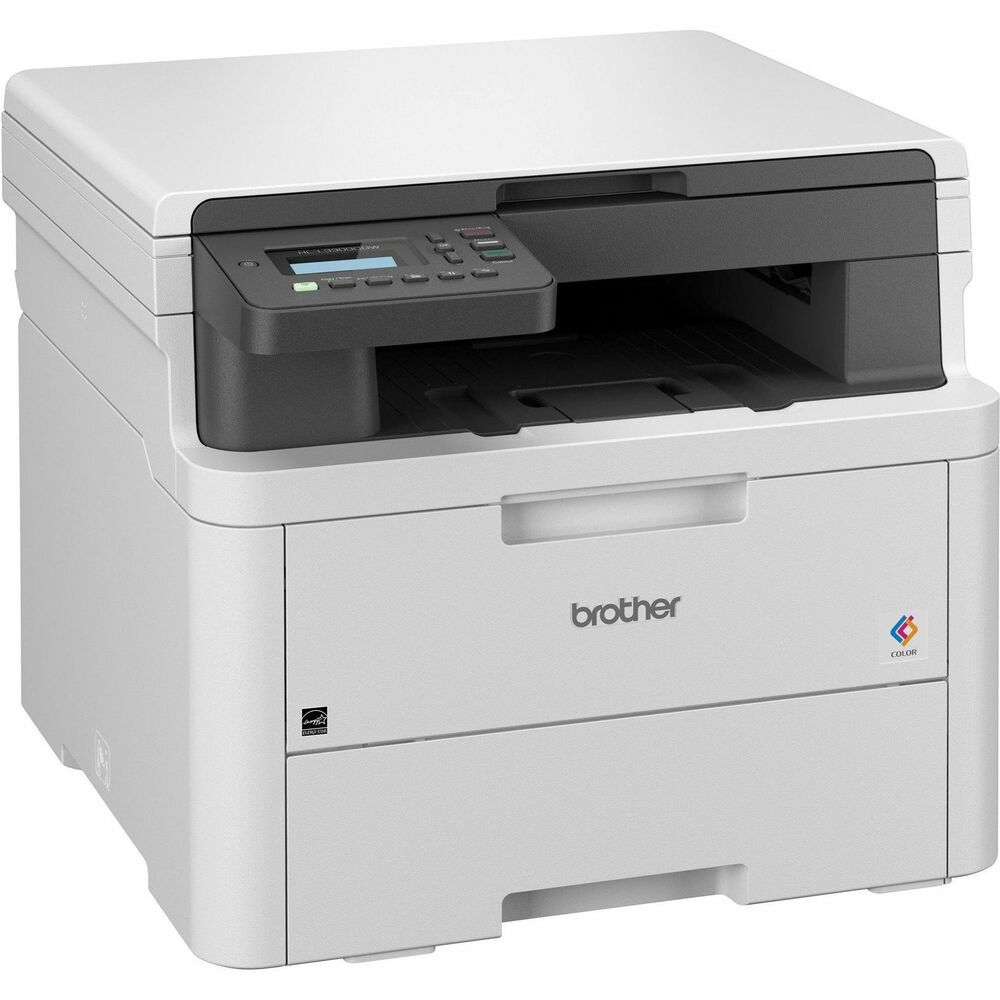 BRTHLL3300CDW - Accomplish more while working from home with the HL-L3300CDW Digital Color Printer. Print, copy and scan from the same device. Flatbed scan glass eliminates the need for multiple pieces of equipment. Multifunction printer exudes efficiency with print speeds up to 19 ppm and a generous, 250-sheet input tray that minimizes refill frequency. Print in resolutions up to 2400 x 600 dpi. Multiple connection options include built-in dual-band wireless, Wi-Fi Direct and USB interface. Enjoy on-the-go convenience and the versatility of printing vivid, full-color outputs and crisp black/white documents from virtually anywhere with the Brother Mobile Connect app. Printer is Energy Star qualified and EPEAT Silver-rated. More from the Manufacturer