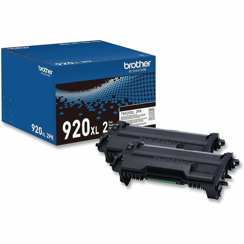 BRTTN920XL2PK - When it comes to running a business, quality is something that should never be compromised, and consistency is key. The Brother Genuine TN920XL 2PK high-yield toner cartridge two-pack contains two TN920XL toner cartridges and delivers dependable, professional results, as well as convenience and cost savings with an up to 12,000-page yield (Approximate toner cartridge yields in accordance with ISO/IEC 19752 (letter/A4)). These toners are engineered and optimized in conjunction with hardware design to maximize overall performance, print quality, consistency, and reliability to help meet business needs. Help safeguard your investment by using the TN920XL 2PK with the Brother HL-L5210DN, HL-L5210DW, HL-L5210DWT, HL-L5215DW, HL-L6210DW, HL-L6210DWT, HL-L6217DW, HL-L6310DW, HL-L6415DW, HL-L6415DWT, HL-EX415DW, DCP-L5510DN, MFC-L5710DN, MFC-L5710DW, MFC-L5715DW, MFC-L5717DW, MFC-L5915DW, MFC-L6810DW, MFC-L6915DW, and MFC-EX915DW.