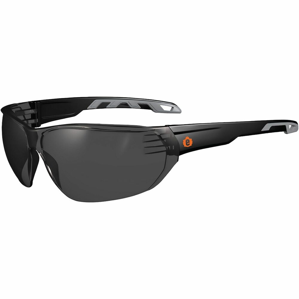 EGO59235 - Skullerz Vali Anti-Scratch & Enhanced Anti-Fog Safety Glasses are lightweight. Tough, anti-fog, polycarbonate lenses protect against impacts and filter 99.9 percent of harmful UVA, UVB and UVC rays. Contoured nose bridge won't slip or pinch. Nonslip, soft, rubber temples and molded-over rubber ends enhance grip. Fog-Off Plus technology delivers scratch-resistance and enhanced, anti-fog performance for clear viewing no matter the job. They are useful for those working with dust masks or in extreme temperature change. Impact-resistant safety glasses are tested to ANSI/ISEA Z87.1-2020 High-Velocity Impact Protection and optical requirements. They are great for protecting your eyes during outdoor work such as construction, carpentry/woodworking, welding or landscaping. Smoke lenses with 16 percent VLT are ideal for outdoor and bright-light conditions.