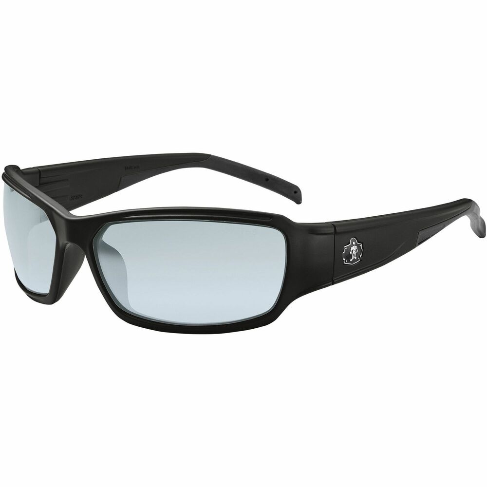 EGO51085 - Skullerz Thor Anti-Scratch & Enhanced Anti-Fog Safety Glasses feature a durable, full-frame design that bends and flexes without breaking. Tough, anti-scratch, anti-fog, polycarbonate lenses protect against impacts and filter 99.9 percent of harmful UVA, UVB and UVC rays. Nonslip, rubber nose piece and rubber temples keep glasses secure and resist sweat. Fog-Off Plus technology delivers scratch-resistance and enhanced, anti-fog performance for improved clarity and durability. They are useful for those working with dust masks or in extreme temperature change. Impact-resistant safety glasses are tested to ANSI/ISEA Z87.1-2020 High-Velocity Impact Protection and optical requirements. They are also tested to MIL-PRF-32432 Ballistic Fragmentation Class 1. Indoor/outdoor lenses with 50 percent VLT are perfect for indoor, nighttime, hazy and cloudy conditions.