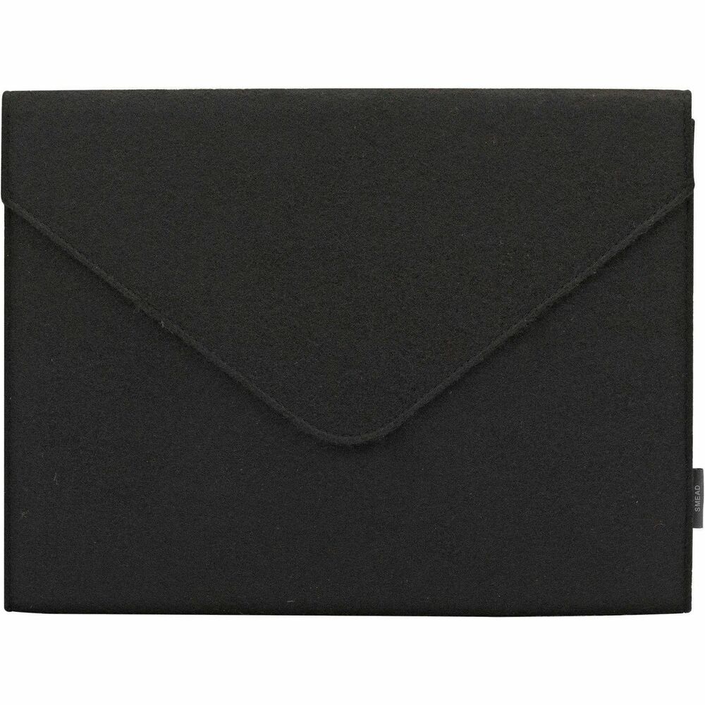 SMD70920 - The Smead Soft Touch Cloth Expanding File is a trendy yet professional way to keep you organized. Great for customer meetings and working away from your home office. Features a soft cloth exterior with matching sewn stitching, black cloth interior and snap closure. Expands up to 2" to allow for multiple storage options, such as a tablet or small laptop, phone, lined note pad or journal.