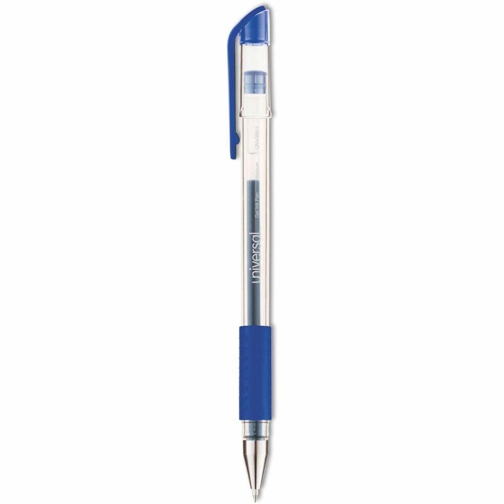 UNV39511 - This pen is equipped with a rubber comfort grip, ensuring a comfortable and controlled writing experience. It is water-resistant and fade-resistant ink ensuring that writing remains legible over time. Clear, see-through barrel allows you to monitor ink levels and replace before running out. 0.7 mm tip provides a consistent and smooth line.