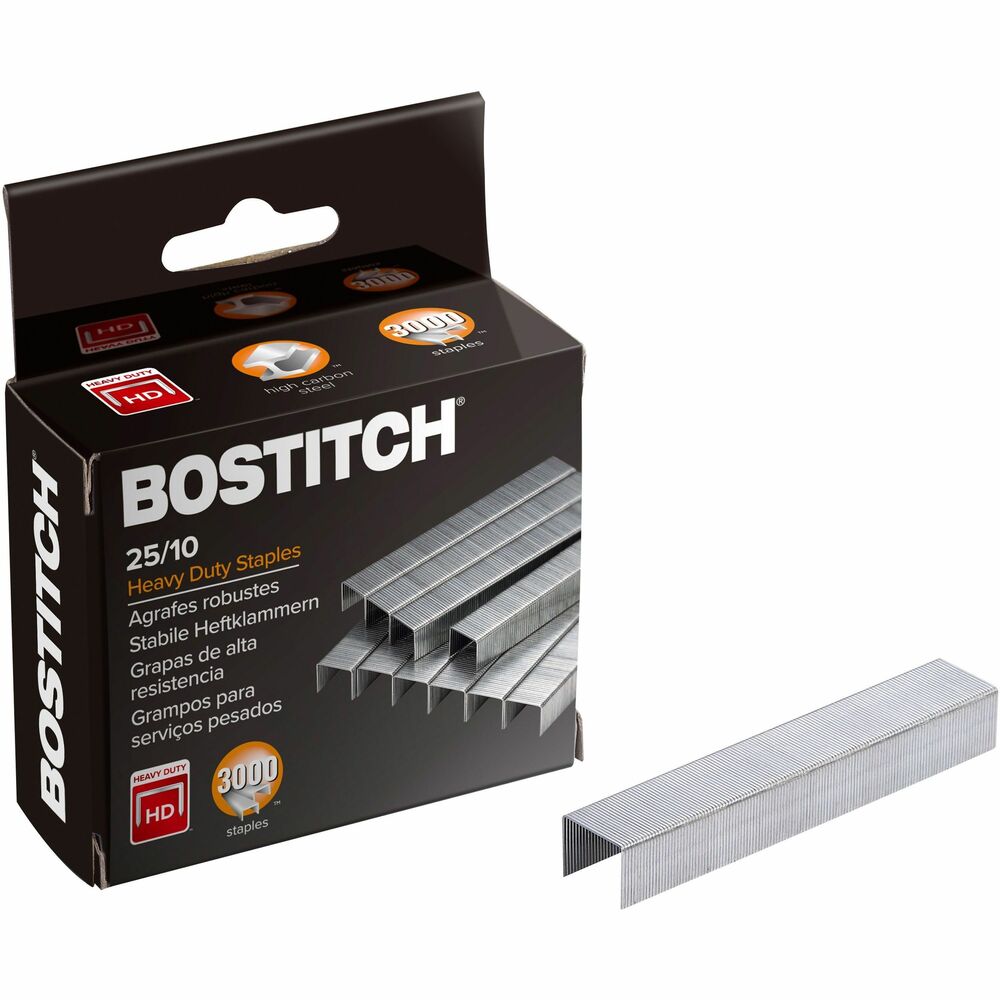 Bostitch HeavyDuty Staples 125 Per Strip High Capacity 3/8" Leg