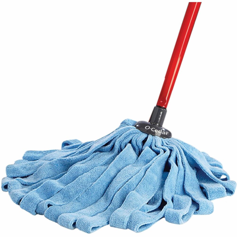 FHP133582 - Made for superior spill pickup and thorough, effective cleaning, Microfiber Cloth Mop removes dirt, grime and more than 99 percent of bacteria with just water and gently cleans your floors without leaving streaks. Ultra-absorbent, gentle microfiber is soft, versatile, machine-washable and reusable. This mop with a red handle lasts up to 3 months. It is refillable with a twist-on design for easy replacement. For superior hands-free wringing and moisture control, use this Cloth Mop with the O-Cedar QuickWring bucket (not included) to clean your floors without leaving behind streaks. Multipurpose microfiber mop is safe for all hard floor surfaces, including wood, tile, laminate and linoleum.