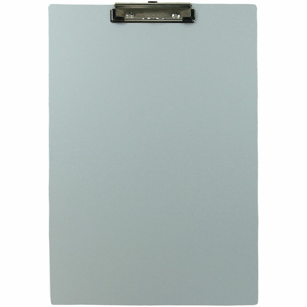 SAU22540 - Aluminum Tabloid Clipboard is perfect for larger projects including blueprints, design plans, drawings and more. It holds up to 1" of tabloid-size paper. Sturdy, lightweight design provides a smooth writing surface. It is made from durable, recycled aluminum and post-consumer waste.