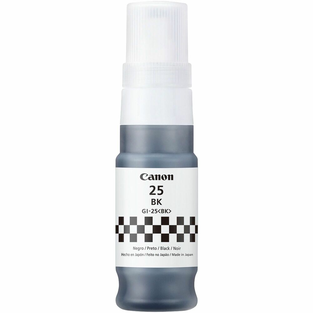 CNM6280C001 - Canon consumables genuinely make a difference in your Canon printer. Canon Genuine ink produces high-quality, monochrome and color output for all your home and office needs that you can be proud of. This bottle of single color supports the four-color pigment in Canon's Continuous Ink Supply System (CISS). Black pigment-based ink delivers sharp smudge-free text. Specialized "keyed nozzle" design to only fit and fill the correct color ink tank in Canon MAXIFY GX1020 and GX2020 MegaTank printers. "Squeeze-Free" bottle design means easy and mess-free ink filling. The 67 ml. bottle yields a high page capacity of up to 3,000 pages.