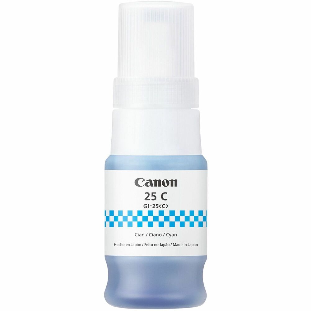 CNM6277C001 - Canon consumables genuinely make a difference in your Canon printer. Canon Genuine ink produces high-quality, monochrome and color output for all your home and office needs that you can be proud of. This bottle of single color supports the four-color pigment in Canon's Continuous Ink Supply System (CISS). Dye-based color ink delivers vivid long-lasting color printouts. Specialized "keyed nozzle" is designed to only fit and fill the correct color ink tank in Canon MAXIFY GX1020 and GX2020 MegaTank printers. "Squeeze-Free" bottle design means easy and mess-free ink filling. Combined colors yield a high page capacity of up to 3,000 pages. Bottle contains 37.0 ml.