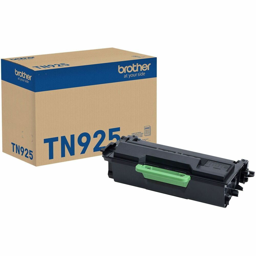 BRTTN925 - Genuine TN925 Toner Cartridge delivers dependable, professional results. Brother Genuine toner is engineered and optimized in conjunction with hardware design to maximize overall performance, print quality, consistency and reliability to help meet business needs. It is intelligently engineered to work seamlessly with Brother monochrome laser printers to produce sharp black prints while delivering outstanding results and reliable performance. Brother offers an environmentally responsible way for customers to dispose of Brother Genuine cartridges at end of life. Use with Brother HL-L6415DW, HL-L6415DWT and MFC-L6915DW.