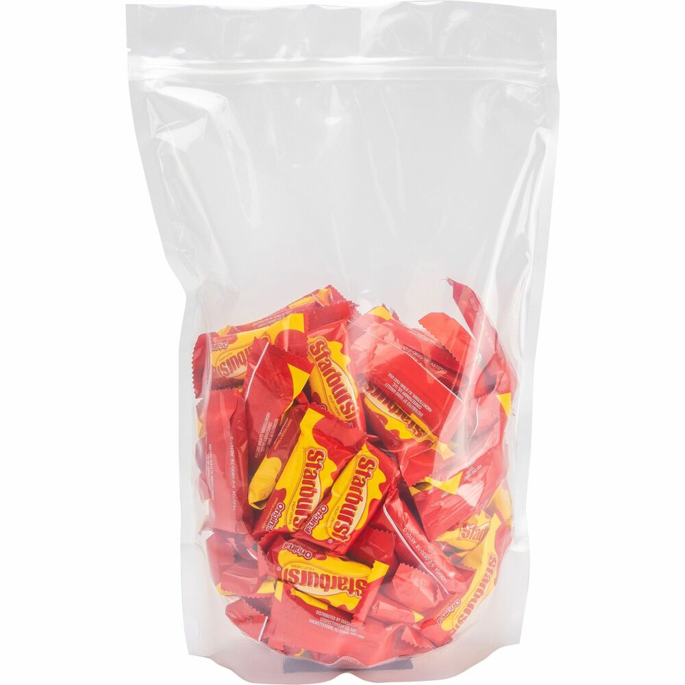 PEC009 - Fun-size Starbursts are individually wrapped and packaged for freshness for a perfect afternoon snack. Original fruit chew candies deliver the fruity flavor you know and love. Candies are perfect for an on-the-go snack or as a treat for customers.