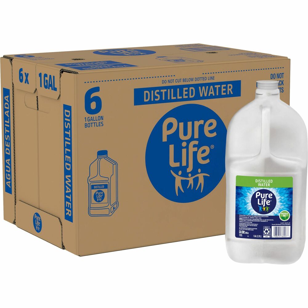 NLE12532328 - Pure Life Distilled Water provides just the right product for multiple uses within the home, including plants, steam irons, humidifiers, CPAP machines and small appliances. With the convenience of a 1-gallon plastic water bottle, you'll have the distilled water on-hand for those unexpected or last-minute moments. Keep your household appliances that require distilled water running at their peak efficiency with no mineral buildup. From collection to testing, you can trust every drop to give you and your family the benefits of distilled water when you need it. So grab a gallon of Pure Life Distilled water and make it part of your routine. It's an easy way to keep your household running smooth.