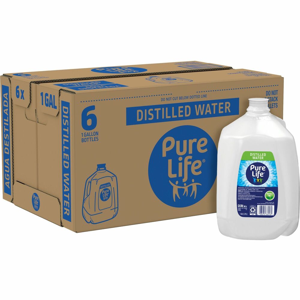 NLE12532472 - Pure Life Distilled Water provides just the right product for multiple uses within the home, including plants, steam irons, humidifiers, CPAP machines and small appliances. With the convenience of a 1-gallon plastic water bottle, you'll have the distilled water on-hand for those unexpected or last-minute moments. Keep your household appliances that require distilled water running at their peak efficiency with no mineral buildup. From collection to testing, you can trust every drop to give you and your family the benefits of distilled water when you need it. So grab a gallon of Pure Life Distilled water and make it part of your routine. It's an easy way to keep your household running smooth.