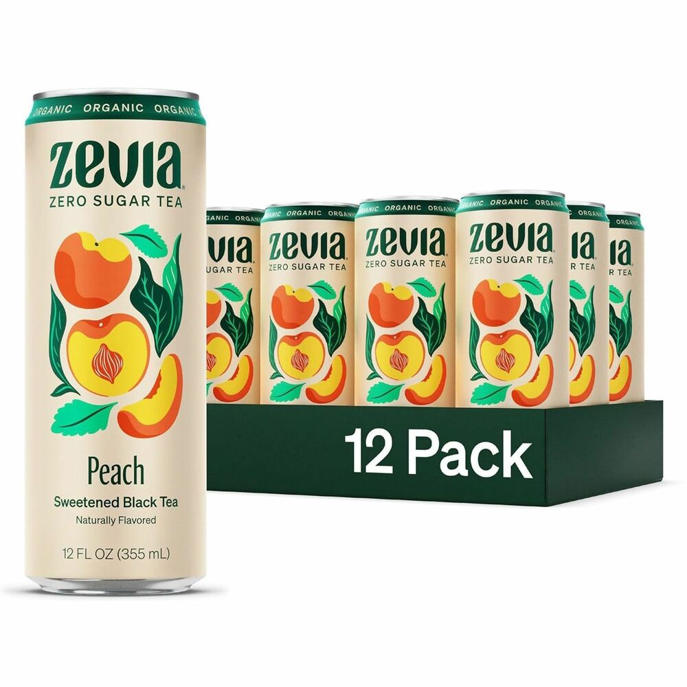 ZEV0170412 - Peach Black Tea is naturally sweetened and contains zero sugar and zero calories. Brewed with Fair Trade certified black tea leaves and flavored with the taste of fresh peaches, this tea feels like opening a can of summertime. Vegan drink is Non-GMO Project verified.