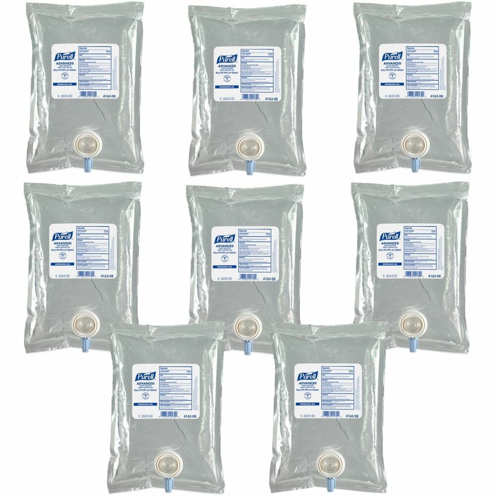 GOJ416308CT - Show you care about people and the planet with Advanced Hand Sanitizer Green Certified Gel. This refreshing, bio-based gel made with naturally renewable ethanol kills 99.99 percent of germs that may cause illness without damaging skin. EcoLogo and USDA Certified bio-based formula is free of harsh preservatives. It contains no dyes, triclosan, parabens or phthalates. The 1000 ml. refill for PURELL CS2 Dispensers is perfect for common areas and restrooms as part of a comprehensive, hand hygiene program.