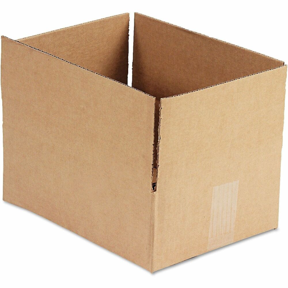 UNV1294 - These sturdy and economical 200-lb test corrugated Kraft boxes allow for reliable and efficient shipping solutions. Boxes ship flat and assemble easy with shipping tape. Ideal for various shipping needs. Fixed-depth design provides consistent depth, reducing the need for fillers and simplifying packing.