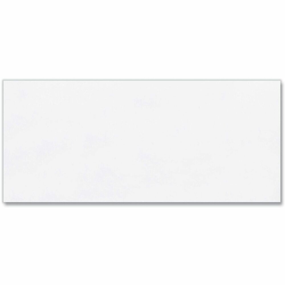 UNV35214 - This business envelope is designed for professional correspondence, featuring construction that offers a clean and professional appearance. The gummed closure ensures secure sealing, keeping contents safe during transit. Comfortably accommodates standard-sized documents. Crafted from 24 lb white wove paper stock, it provides a crisp, professional look suitable for various business applications.