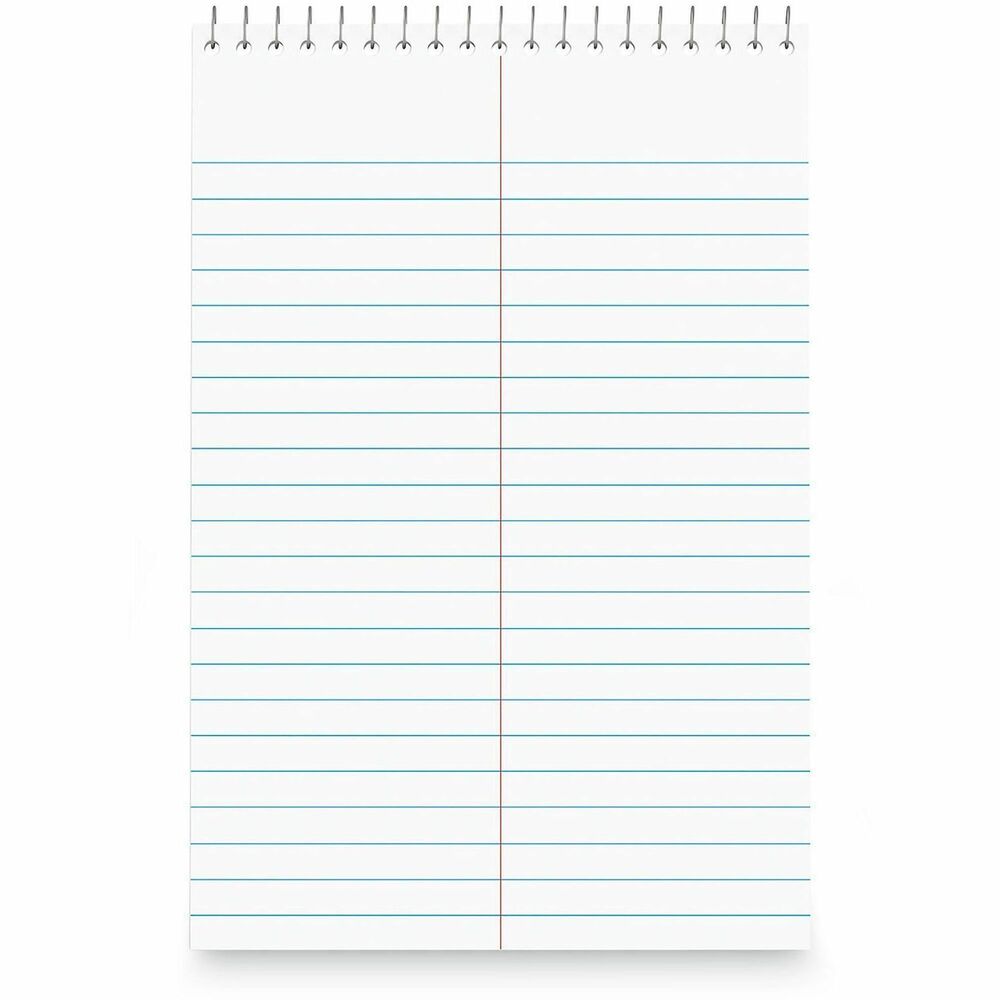 UNV96920PK - Whether you're taking notes at a meeting or conducting an interview, this 6" x 9" Universal Steno Book is designed for optimal shorthand writingits pages feature the traditional single margin line drawn down the middle. The paper contrasts with dark ink colors for easy-to-read writing, and the plastic wire binding along the top is snag-free to keep your pages turning easily. Plus, its sturdy back allows for easy writing, even while standing. Since this steno book is unperforated and unpunched, you won't need to worry about pages ripping or tearing out easily.