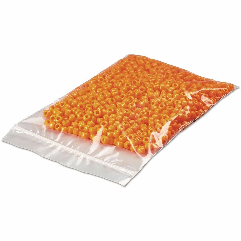 UNV2MZ23 - These Universal Reclosable Poly Bags offer reliable storage and protection for light-duty general purpose use. Convenient storage bags resist dust and moisture while allowing full visibility of contents. The zipper-style closure enables easy reuse, making these poly bags perfect for organizing small parts, samples or jewelry. 