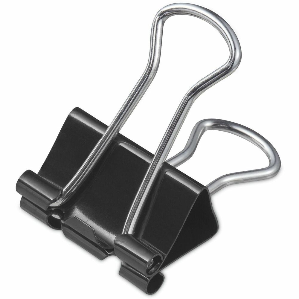 UNV10200VP3 - This binder clip comes in a triangular design. It provides strength and compression for a sturdy grip on paper. Handles can be hung, folded flat against clipped material, or removed for permanent binding. Versatile use that makes them perfect for work, school, home and more.