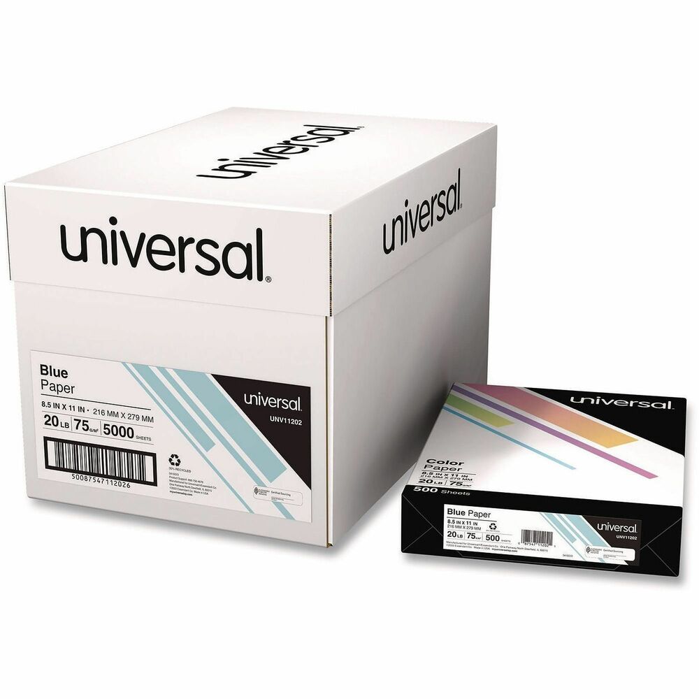 UNV11202CT - This deluxe colored paper will make your documents stand out with color in the best way. These sheets are compatible with all printers and all copiers. Made out of acid-free materials, ensuring the best quality. All sheets are made with recycled content, allowing for easy and sustainable disposability of sheets.
