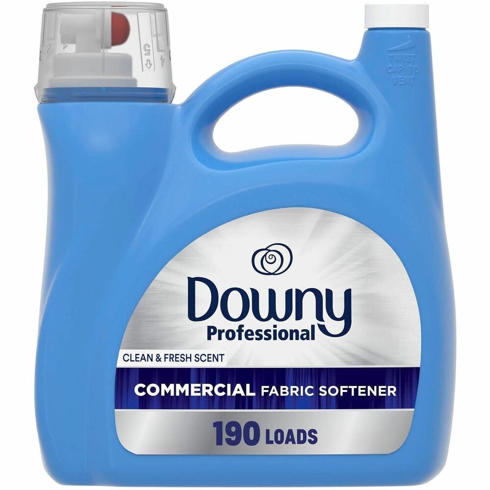 PGC14121 - Downy Professional liquid fabric softener provides noticeable softness and leaves behind refreshing Clean and Fresh scent. Specially formulated for professionals, softener delivers softness and long-lasting freshness at a commercial level for uniforms, towels, linens and more. Professional formula also fights tough commercial odors. Experience noticeably softer fabrics after one wash. Liquid softener works in both commercial and residential machines across many industries, including foodservice, healthcare, hospitality and more.