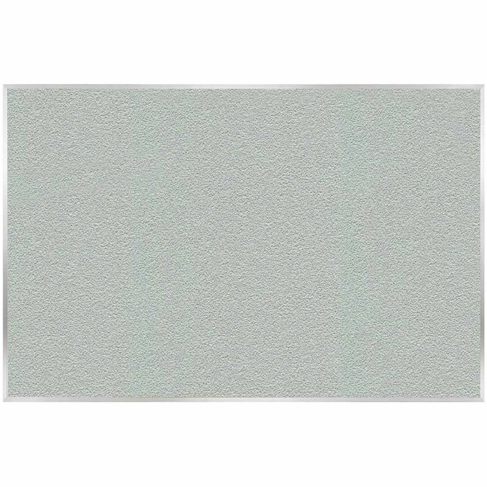 GHEAV47193 - PremaTak Vinyl Bulletin Board with a satin-finished, aluminum frame delivers outstanding durability. PremaTak vinyl is fabric-backed and laminated to a 3/8" fiberboard for improved performance in classrooms and other high-use areas. Textured vinyl masks pinholes, stands up to repeated use and is completely washable.