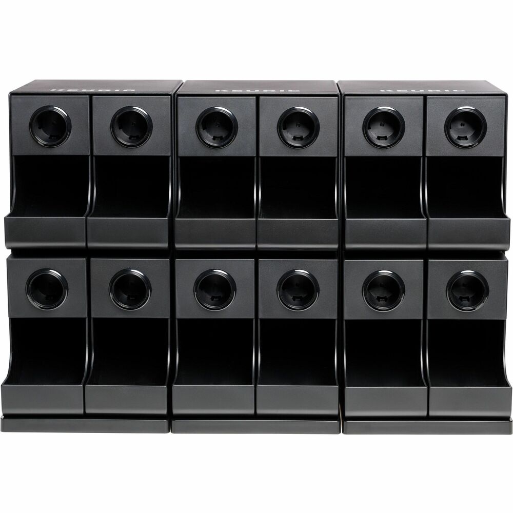 GMT0298 - Complement your Keurig coffeemaker with this K-Cup Modular Merchandiser. It's great for keeping all the favorite flavors easily accessible. User-friendly access with gravity-dispense bin and generous hand clearance makes it effortless to find and start brewing your favorite K-Cup pod. Whether it be coffee, tea, iced refreshers or hot cocoa, showcase beverage options that satisfy all cravings. Plastic merchandiser accommodates more variety and provides for easy storing sleeves of K-Cup pods.