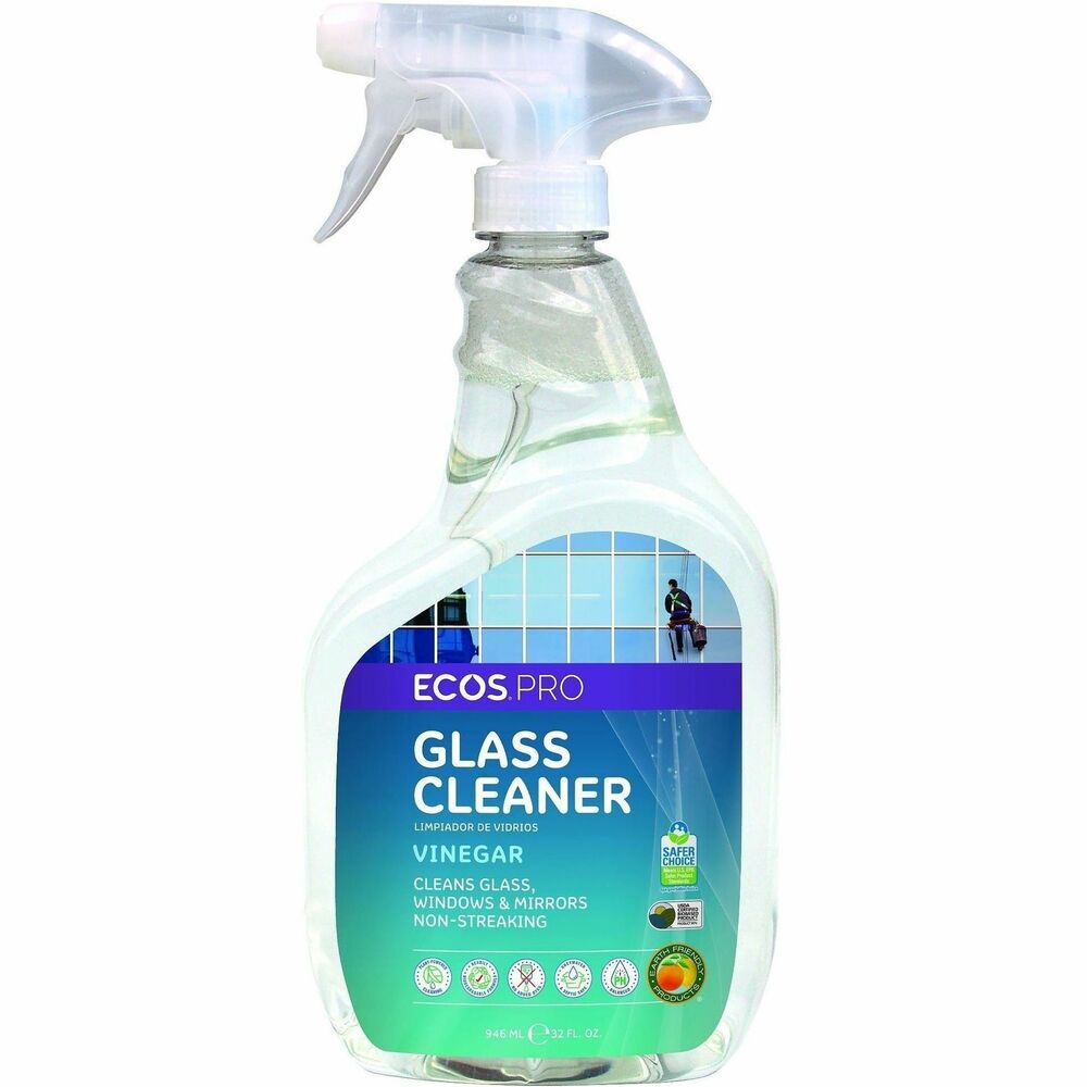 EOPPL93006 - Clean windows, glass and mirrors to a brilliant shine without leaving a film, streaks or hazing behind. Made without ammonia, fast-drying and very effective, Glass Cleaner is available in vinegar, a light clean scent. This formula is made using sustainable, plant-powered surfactants and is made without dyes. Greywater and septic safe.