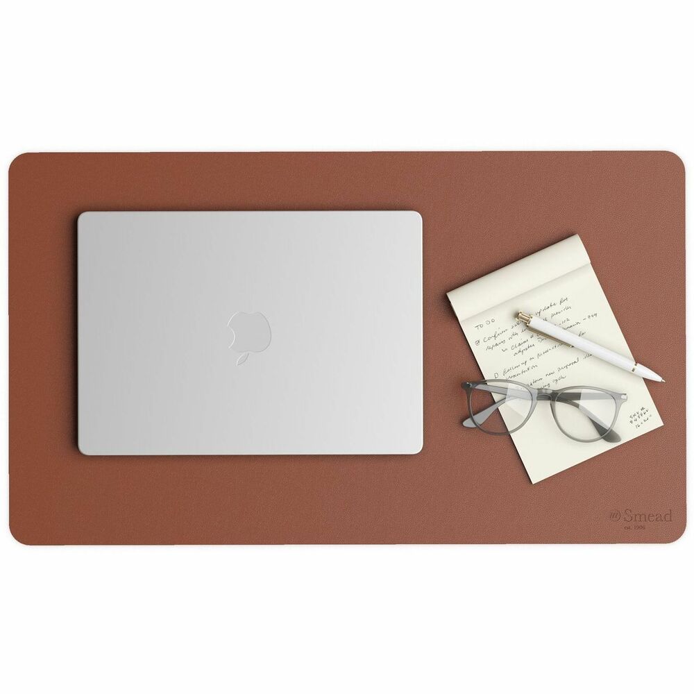 SMD64837 - Crafted from premium vegan leather and faux suede, this desk pad embodies sophistication. Sturdy design protects against keyboard scratches and water marks. Waterproof surface safeguards your desk from spills. Sleek surface offers elegance and optimal writing comfort and doubles as a reliable mouse pad, boosting productivity and organization. Faux-suede, nonslip backing ensures stability, keeping the desk pad securely in place during use. With its durable structure, it seamlessly merges quality and utility for a professional-looking space. Place it on any surface to transform your working environment.
