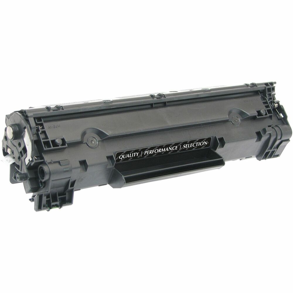 NSN6901904 - Remanufactured toner cartridge is designed for use in HP LaserJet P1002, P1003, P1004, P1005, P1006 and P1009. AbilityOne toner provides strategic opportunities to address a variety of customer needs, including significant savings, guaranteed performance, compliance with executive orders and free recycling solutions. Plus, every purchase creates jobs for people with disabilities. TAA-compliant cartridge is assembled in the U.S.A., made using 35 percent post-consumer content and meets ISO 14001 recycling standards. Cartridge yields approximately 1,500 pages.