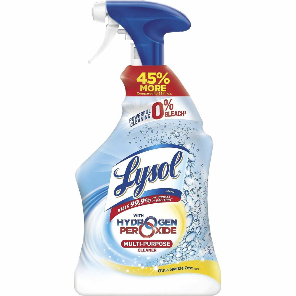 RAC89289CT - Multipurpose cleaner features a powerful formula that uses hydrogen peroxide instead of bleach to kill 99.9 percent of viruses and bacteria without leaving any harsh chemical residue. Advanced solution dissolves grease and soap scum for long-lasting freshness. Easy-to-use spray bottle allows you to direct the cleaner exactly where you need to prevent wasteful use. Multipurpose cleaner is perfect for sinks, toilets, light switches, showers and more.