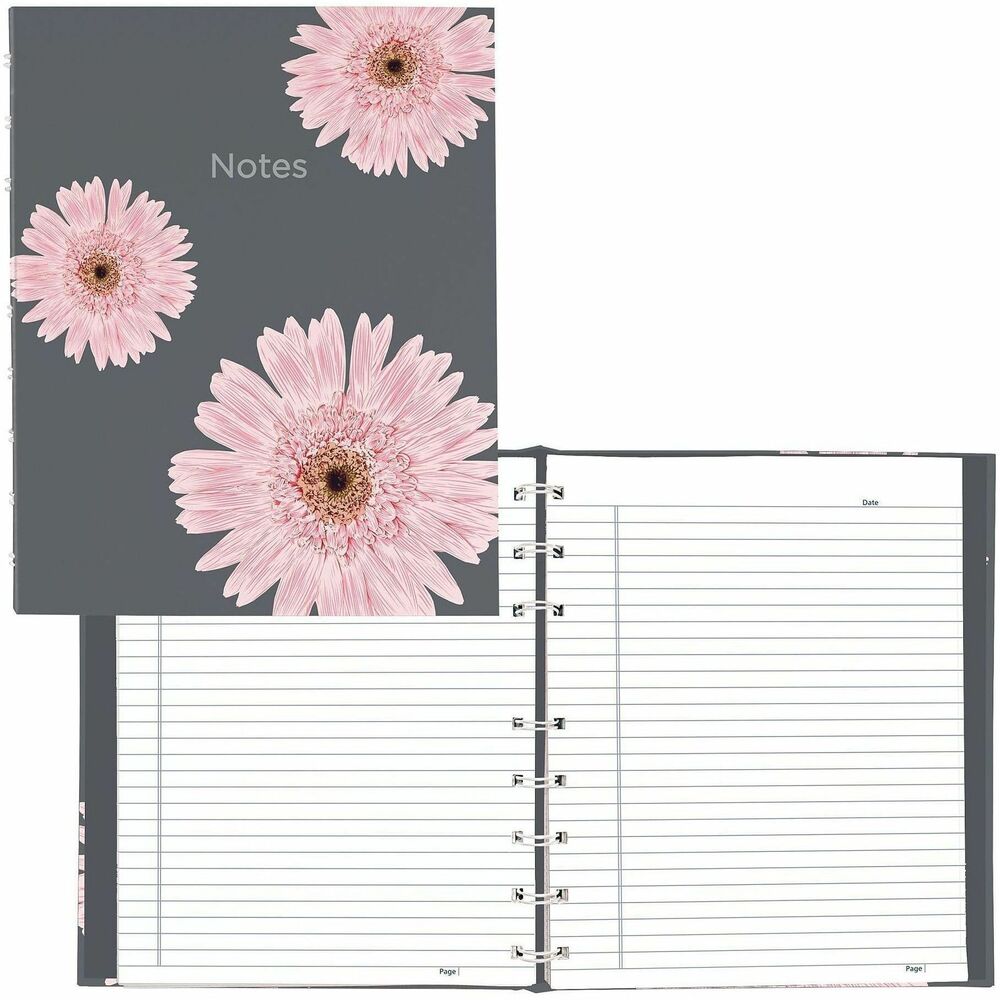 REDA601601 - NotePro Pink Daisy Notebook provides 150 ruled, micro-perforated pages for easy note taking. Pages include margins and dedicated space to write in dates and page numbers. Versatile, twin-wire binding lets you easily fold back the protective hard cover for a sturdy, flat writing surface. Colorful, self-adhesive tabs, storage pocket and index system provide extra ways to organize your work. Acid-free paper comes printed with vegetable oil-based ink to prevent fading over time.