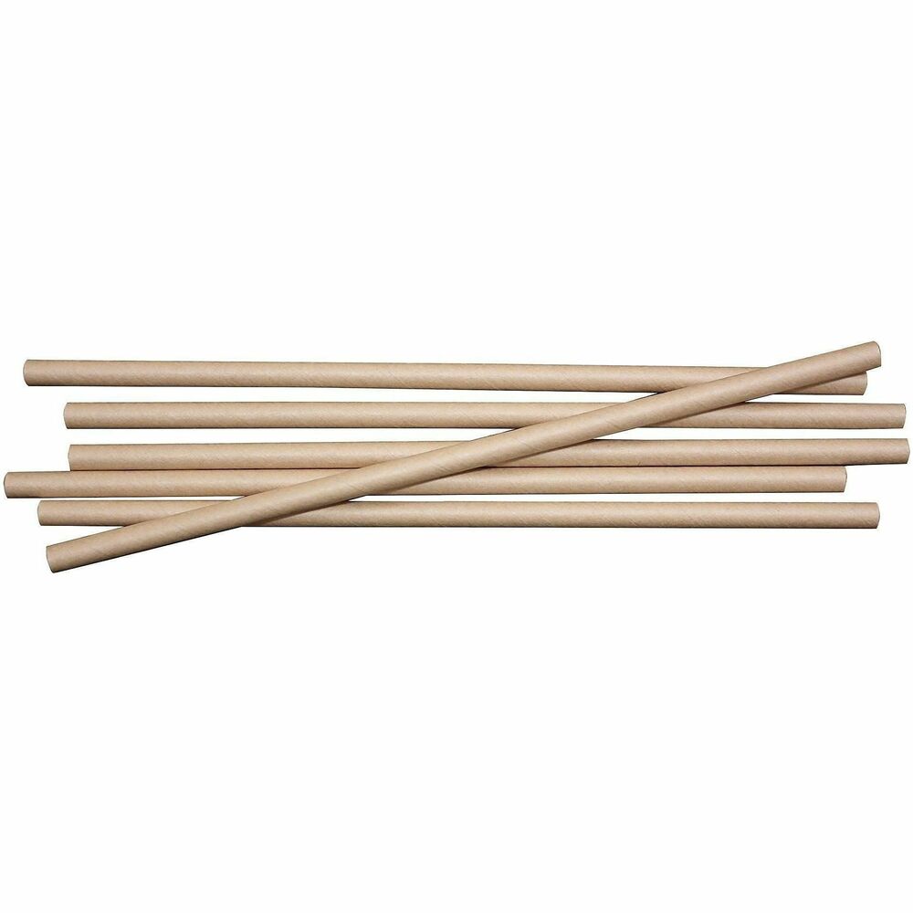 WORSTPA8K - World Centric Compostable Kraft Paper Straws are made from sustainable, FSC-certified Kraft paper with no added PFAS. These straws are great for cafes, delis and restaurants serving hot or cold drinks to-go. These eco-friendly takeout straws are durable, strong and hold up in a variety of beverages, while being BPA-free, phthalate-free and PVC-free. They're USDA Certified Biobased and NSF Industrial Certified Compostable. As a certified B Corporation, World Centric is dedicated to upholding the highest standards of social and environmental responsibility, transparency and accountability. They proudly give 25 percent of their profits to grassroots organizations driving global change. Choose World Centric compostable foodservice products and make a difference today.