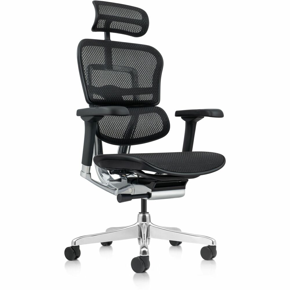 EUTME7ERGG2BK - ErgoHuman Gen2 is engineered with your total comfort in mind. Aesthetics, form and function are merged seamlessly to allow you to minutely adjust the chair, achieving unrivaled, ergonomic fine-tuning. Chair features a headrest, synchro-tilt mechanism with seat slider, forward tilt, tilt-tension control, lumbar-tension control and height-adjustable ratchet back. Single-lever control adjusts height, seat depth and tilt lock. Glass fiber mechanism allows smoother adjustment and precision. Matrex T168 mesh with 12-zone mesh support provides optimal breathability. Large, soft, padded arms pivot and adjust (height, width and depth). FPC non-petroleum frame is stronger and smoother than nylon. All-mesh chair is GreenGuard Gold certified.