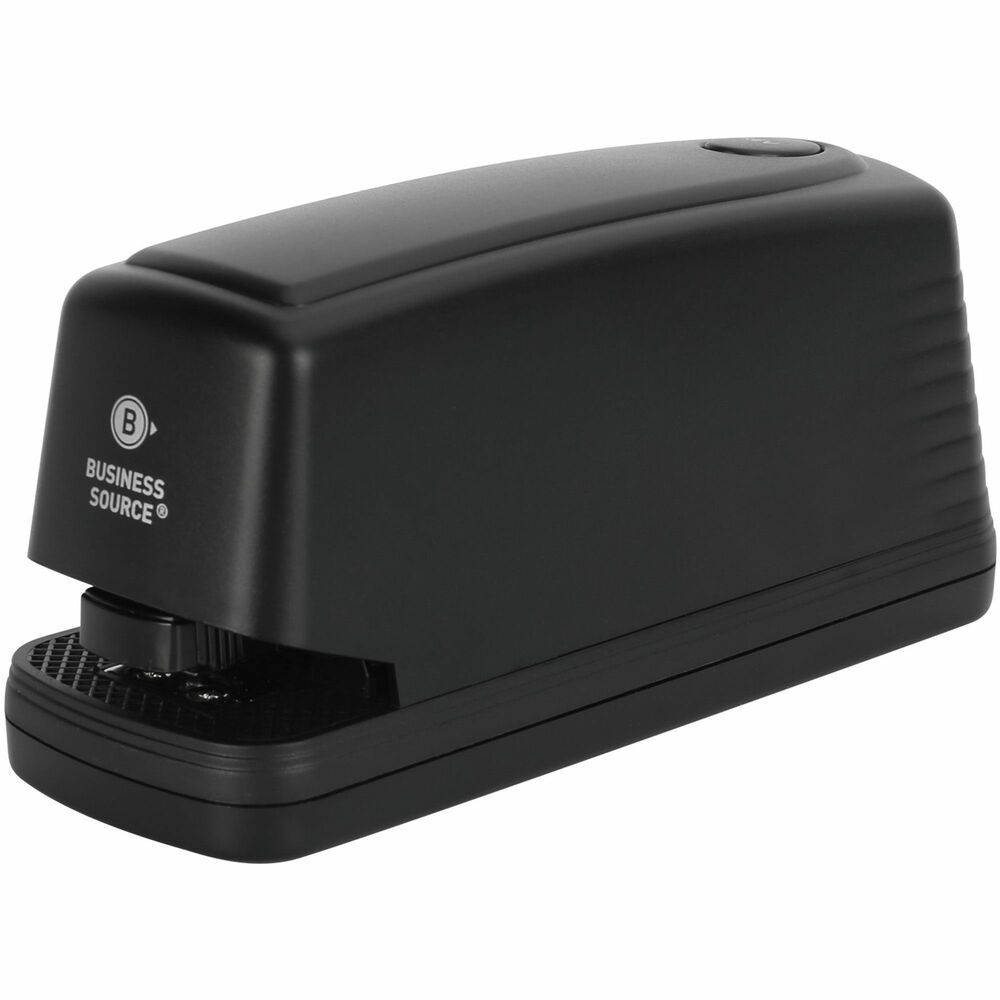 BSN65662 - Electric stapler is powered by the included AC adapter. It staples up to 25 sheets. Stapler fits a full strip of 210 staples for convenient stapling.