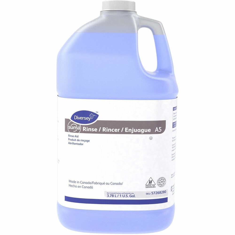 DVO57268280 - Economy rinse aid for soft-to-medium water conditions. Especially formulated for use in a wide range of warewashing machines. Contains a special blend of nonionic surfactants for rapid spot and streak-free drying.