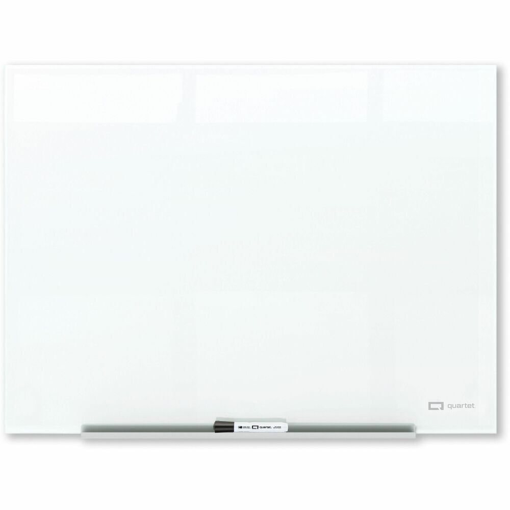 QRTQ25F01IMW - Inspire creativity and innovative thinking with this InvisaMount Glass Board. Frameless design appears to float on the wall, elevating your space. Easily erase writing from the vivid, nonabsorbent surface that resists ghosting, stains, scratches and dents to withstand heavy use. Board comes with an accessory tray, marker and two high-power magnets. Use glass board magnets to post documents on the steel-backed surface. Due to the thickness of glass, this board is compatible only with high-powered glass board magnets. Board is GreenGuard Gold certified.