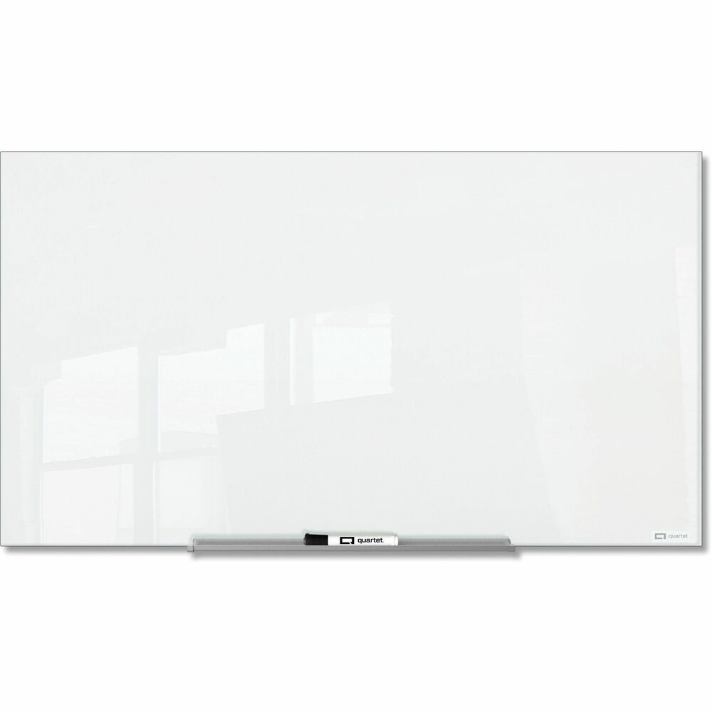 QRTQ25F03IMW - Inspire creativity and innovative thinking with this InvisaMount Glass Board. Frameless design appears to float on the wall, elevating your space. Easily erase writing from the vivid, nonabsorbent surface that resists ghosting, stains, scratches and dents to withstand heavy use. Board comes with an accessory tray, marker and two high-power magnets. Use glass board magnets to post documents on the steel-backed surface. Due to the thickness of glass, this board is compatible only with high-powered glass board magnets. Board is GreenGuard Gold certified.